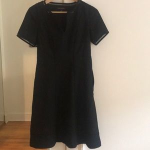 Flirty black dress from Banana.